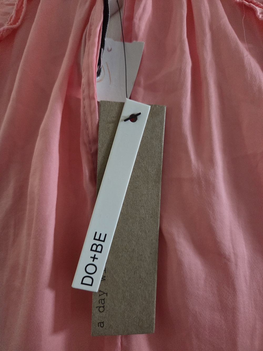 DO+BE Pink Ruffle Halter Blouse - Picture 3 of 4